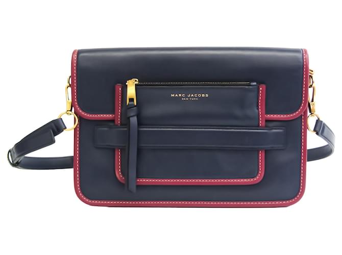 Marc Jacobs Madison Navy blue Leather  ref.581206