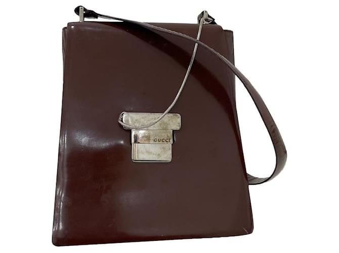 Gucci Vintage shoulder bag Patent leather  ref.581925
