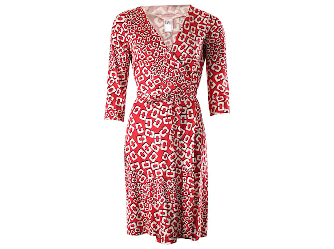 open lace back dress DIANE VON FURSTENBERG 2000S LADYBUG WRAP DRESS – PEZZI DI PERLA main image 0
