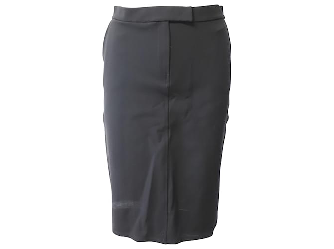 Max Mara Pencil Skirt in Black Viscose  Cellulose fibre  ref.585158