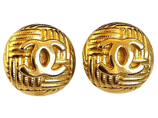 Orecchini Chanel dorati D'oro
