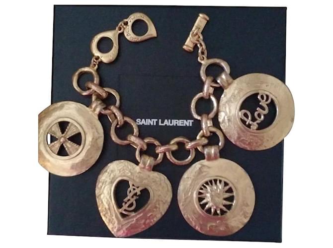 Yves Saint Laurent Vintage Golden Metal  ref.585255