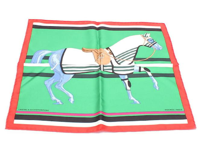 Hermès Foulard en soie imprimée Métal Multicolore  ref.585300