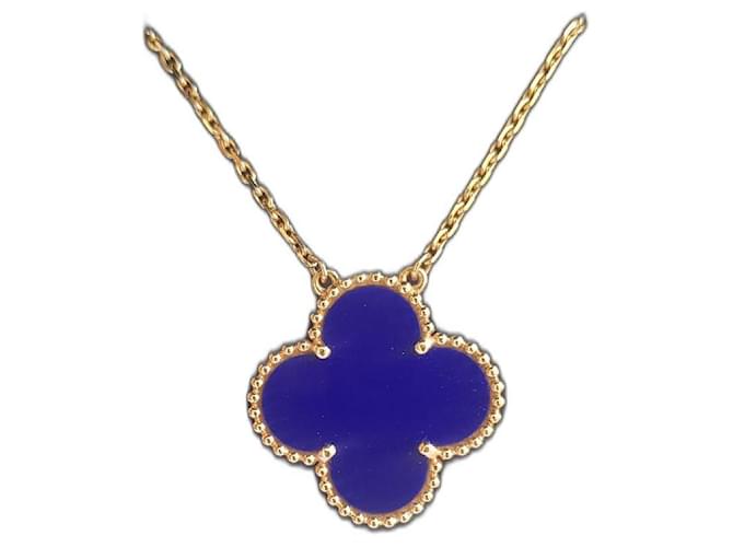Van Cleef & Arpels Pendentif Magic Alhambra Bleu 