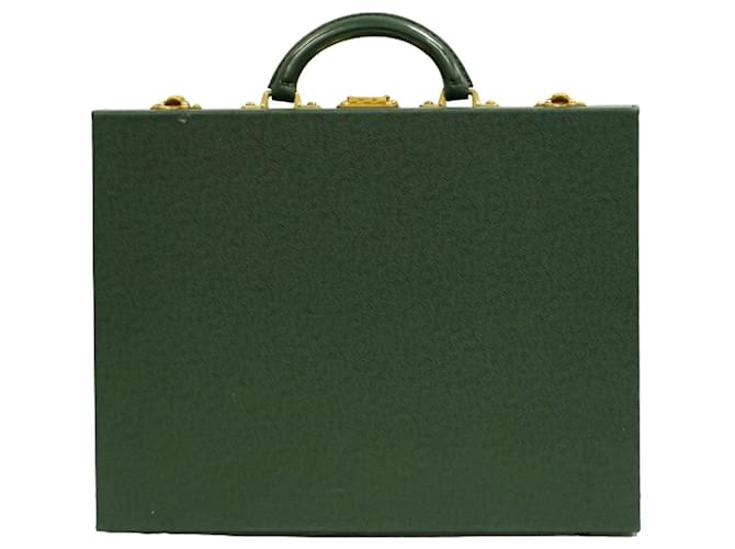 Louis Vuitton Président Green Leather  ref.585490