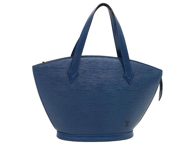 Louis Vuitton Saint Jacques Azul Cuero  ref.585505