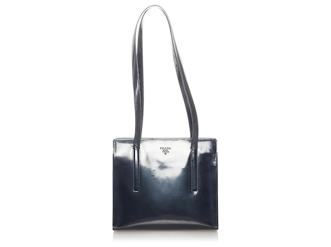 Prada Black Patent Leather Shoulder Bag ref.585756 - Joli Closet