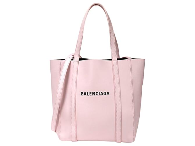 Bolsa de couro Balenciaga Pink XXS Everyday Shopping Tote Rosa Bezerro-como bezerro  ref.585806