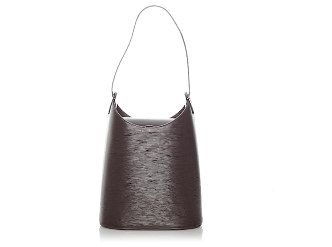 Louis Vuitton Brown Epi Sac Verseau Dark brown Leather ref.585841 - Joli  Closet