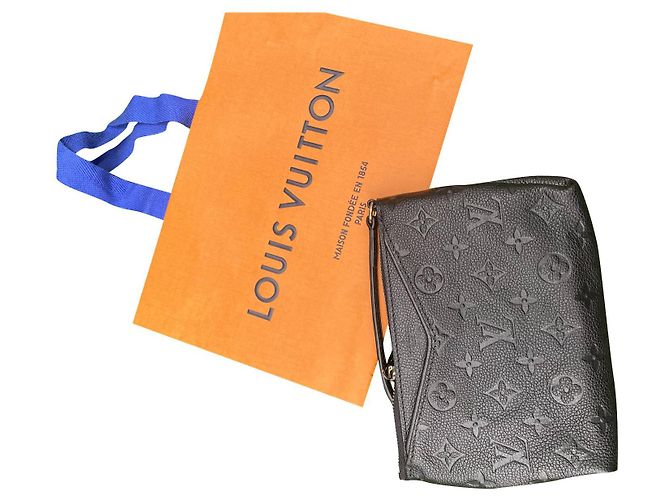 Borsa a tracolla Louis Vuitton nera empreinte pallas Nero