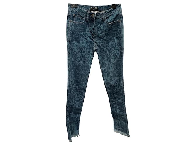 Chanel jeans Coton Bleu  ref.586385