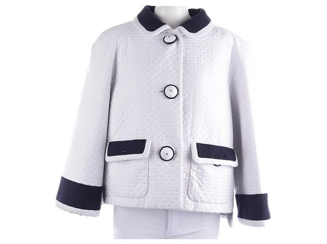 Chanel Jacke Weiß und Dunkelblau