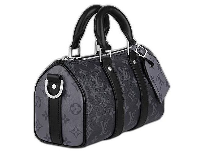 Abbesses Louis Vuitton LV Keepall 25 monogramme éclipse Noir 