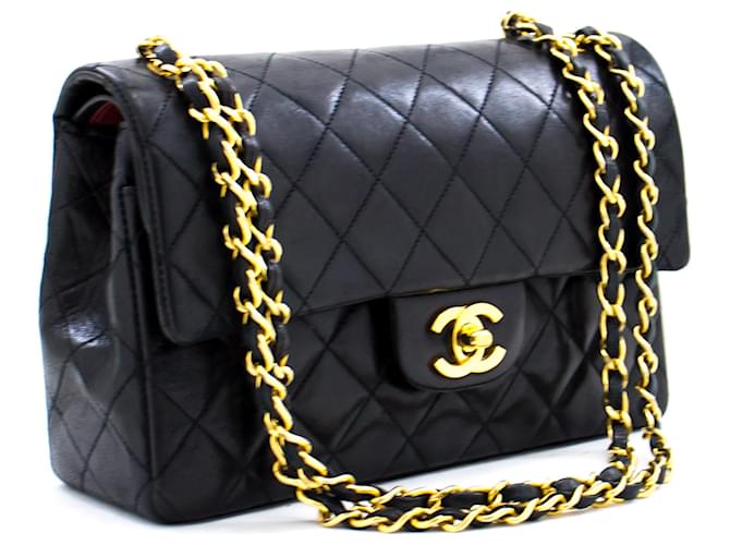 Chanel Timeless Black Leather  ref.586663