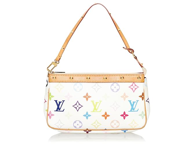 Louis Vuitton White Monogram Multicolore Pochette Accessoires