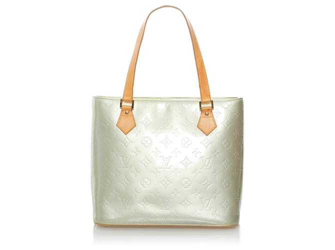 Louis Vuitton Monogram Vernis Houston Bag Cream
