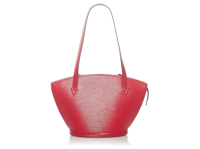 Louis Vuitton Red Epi Saint Jacques Long Strap PM Leather  ref.586858