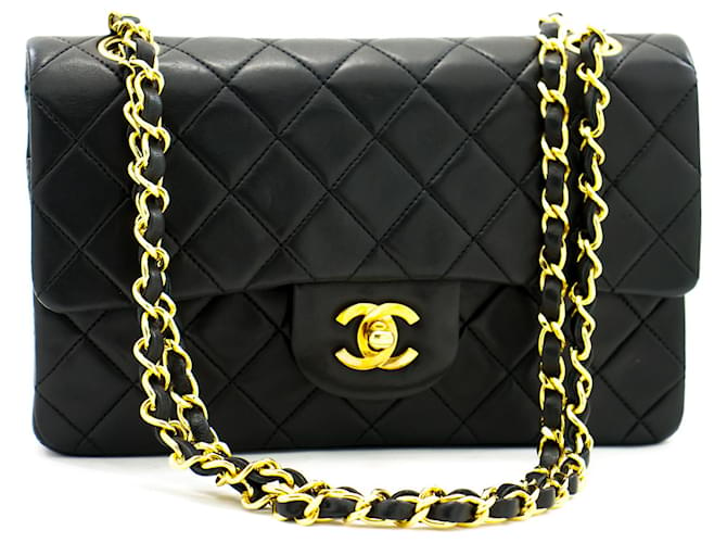Chanel Timeless Black Leather  ref.587016