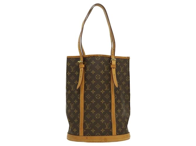 Louis Vuitton Bucket Brown Cloth  ref.587295