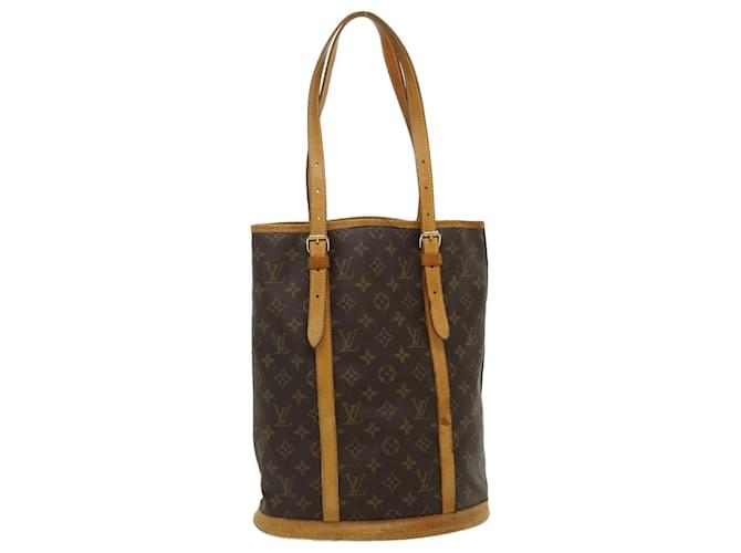 Louis Vuitton Bucket Brown Cloth  ref.587323