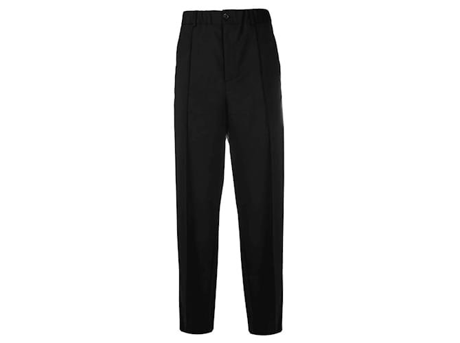 Valentino Garavani Valentino - Straight black suit trousers Cotton  ref.587846