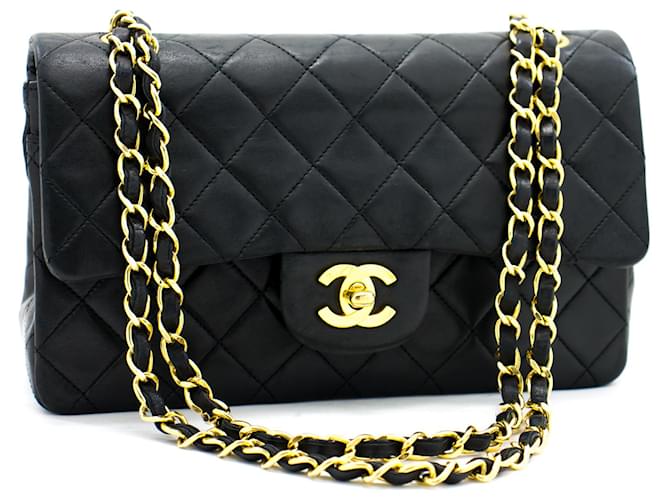 Classique Chanel Timeless Cuir Noir  ref.587878