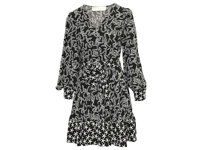 Autre Marque Stine Goya Farrow Short Structured Dress in Black Polyester  ref.587916