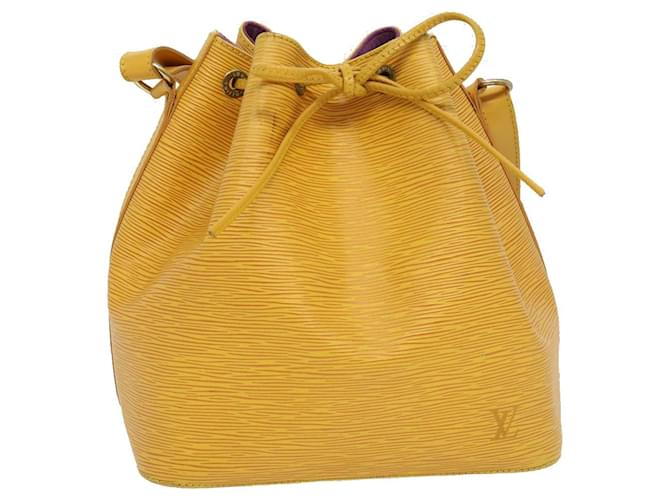 Noe Louis Vuitton Petit Noé Yellow Leather  ref.587953