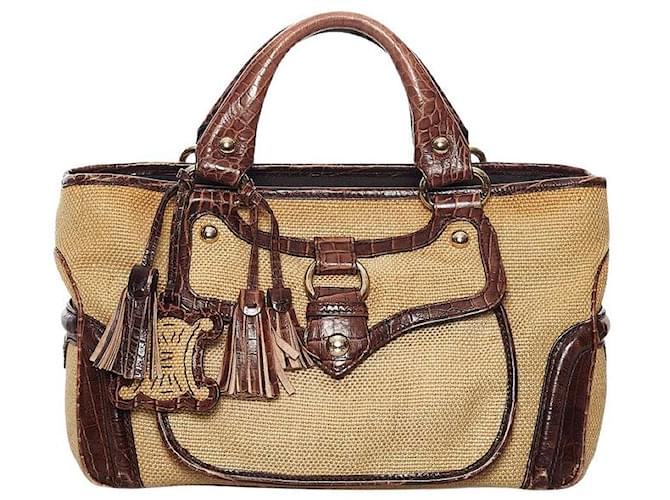 Céline Celine Boogie Beige Cloth  ref.587958