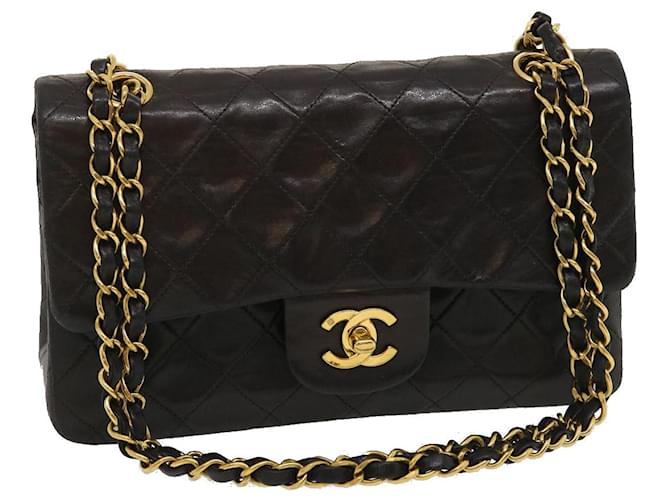 Chanel Timeless Black Leather  ref.588106