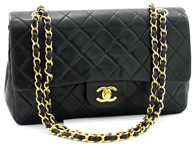 Chanel Timeless Black Leather  ref.588107