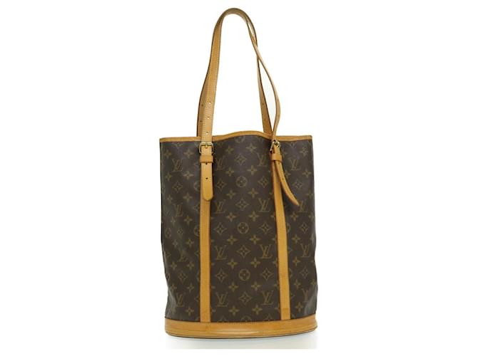 Louis Vuitton Bucket Brown Cloth  ref.588125