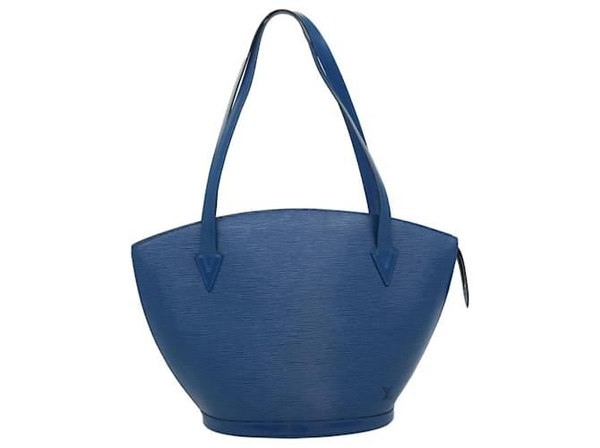 Louis Vuitton Saint Jacques Blue Leather  ref.588177