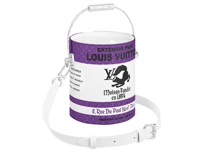 Louis Vuitton LV Paint can bag new Purple  ref.588425
