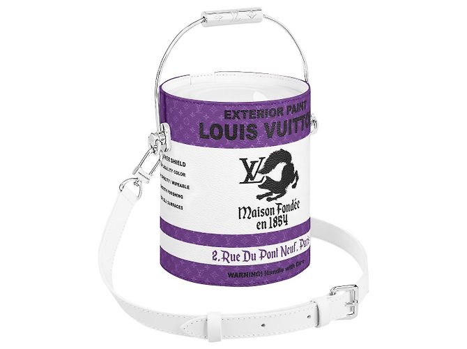 Louis Vuitton Sac Paint Can Violet