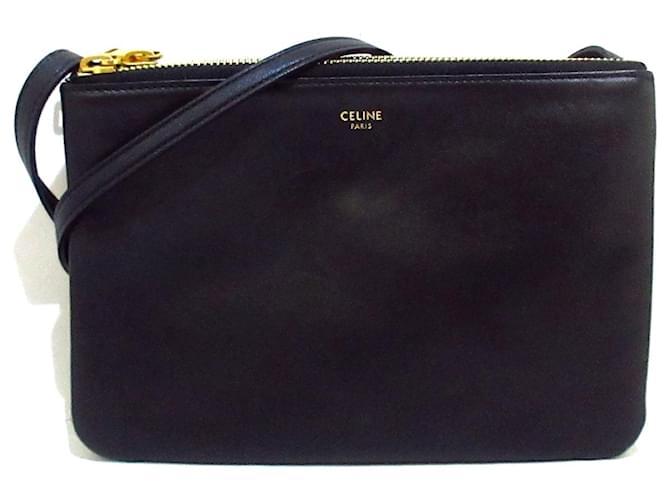 Céline Trio Black Leather ref.905053 - Joli Closet