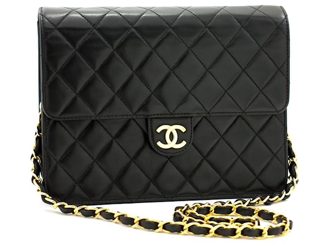 Chanel Timeless Black Leather  ref.588540