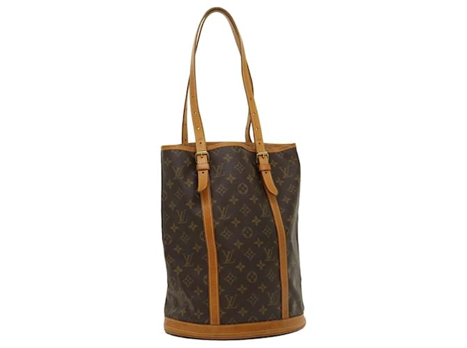 Louis Vuitton Bucket Brown Cloth  ref.588574