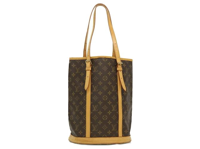 Louis Vuitton Bucket Brown Cloth  ref.588599
