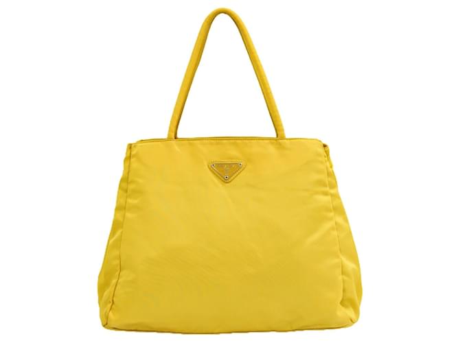 Prada Handbag Yellow Synthetic ref.589070 - Joli Closet