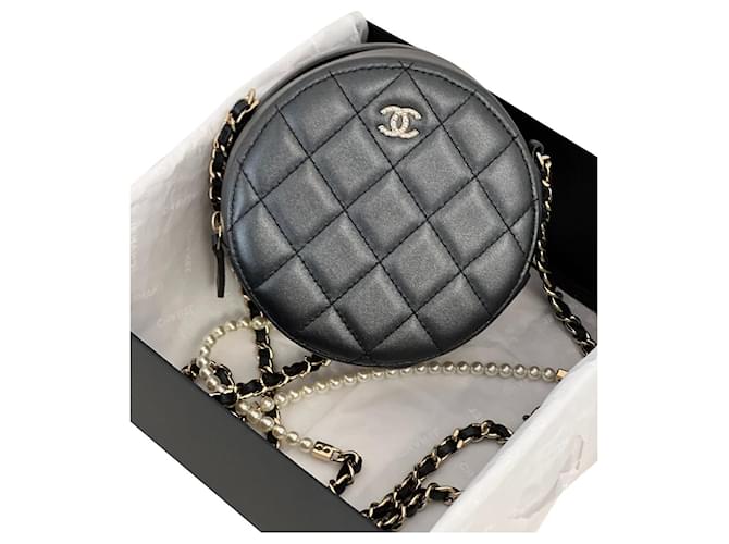 Chanel 22C Round Vanity Bag Womens Fashion Bags  Wallets Purses   Pouches on Carousell