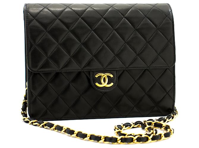 Chanel Timeless Black Leather  ref.589164