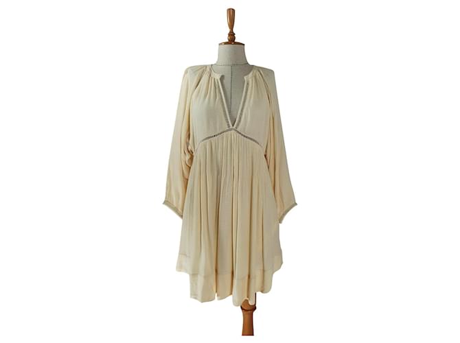 Free People Robes Modal Rayon Beige  ref.589175