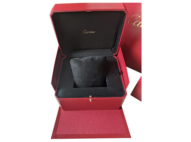 Cartier Porta orologi e gioielli e sacchetto di carta Rosso  ref.589184