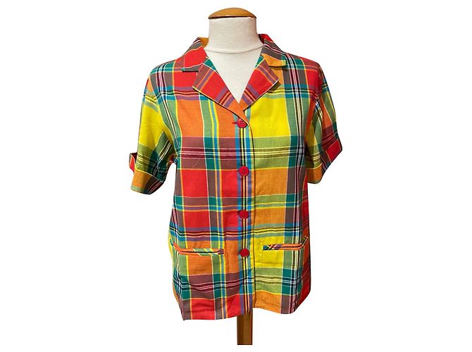 Giacca Agnès b. in madras multicolore cotone