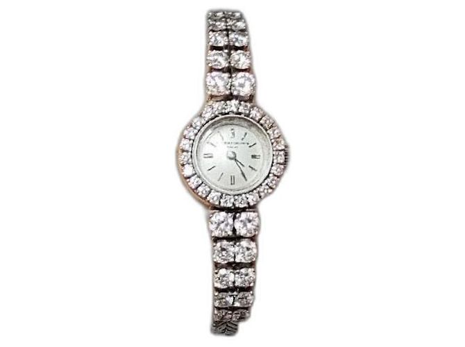 Montre Bijou Vacheron Constantin Mignon Diamants Or Blanc 18k