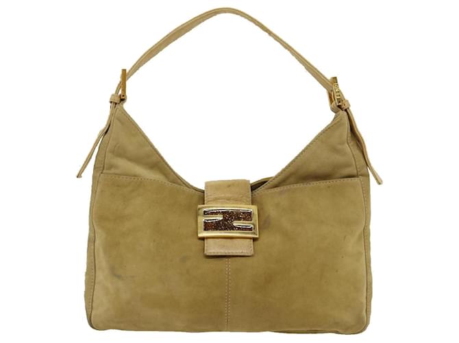 Fendi Mamma Baguette Beige Suecia  ref.589779