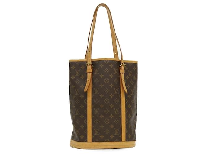 Louis Vuitton Bucket Brown Cloth  ref.589931