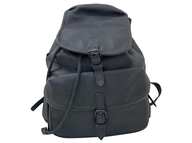 Burberry Leather Backpack Black  ref.589997