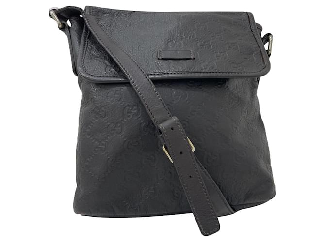 Gucci unisex messenger bag Brown Leather  ref.590018